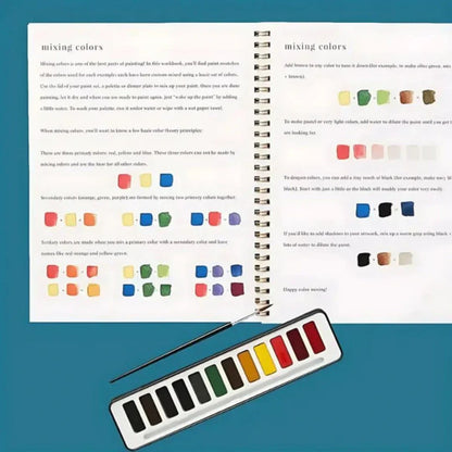 Kit Aquarelle ZenColor – Apprenez à peindre facilement, pas à pas