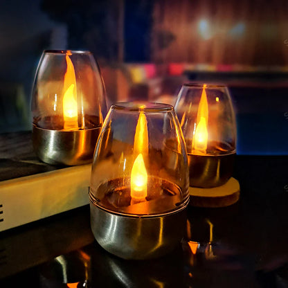 Photophore solaire lumineux à LED – Créez une ambiance magique