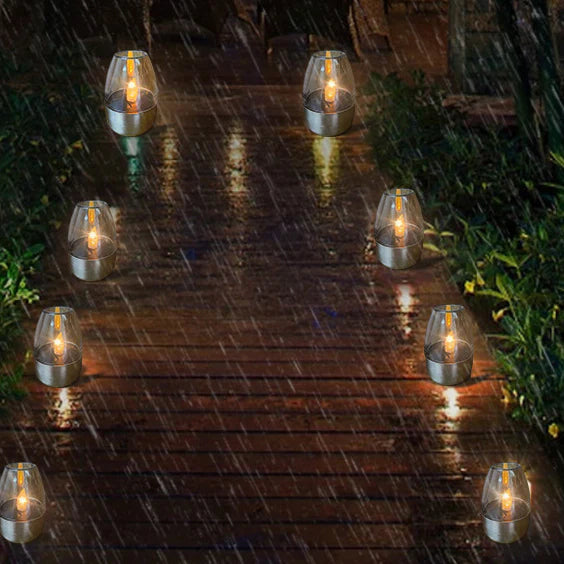 Photophore solaire lumineux à LED – Créez une ambiance magique