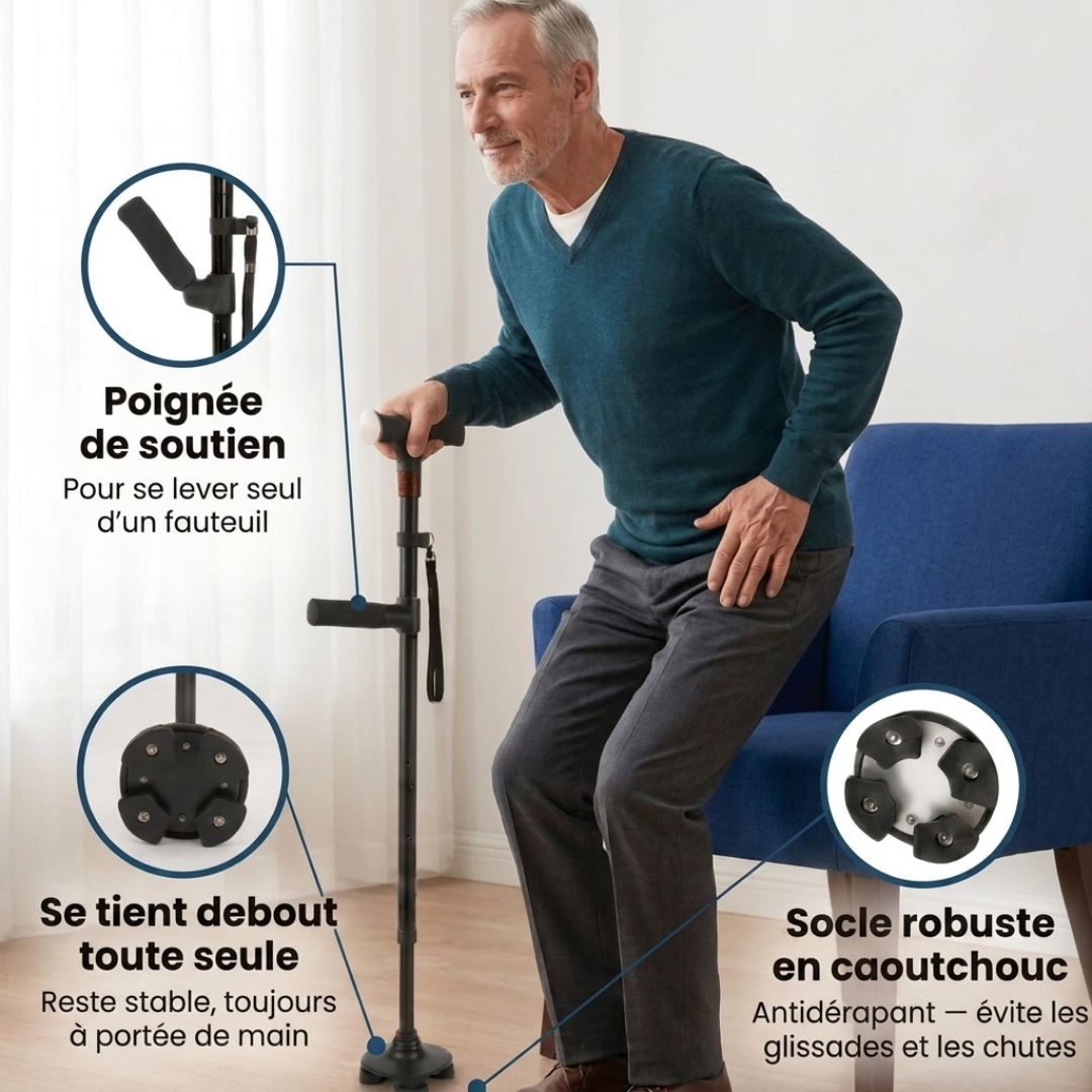 Canne StepSure – Confort et stabilité au quotidien