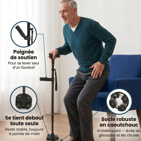 Canne StepSure – Confort et stabilité au quotidien