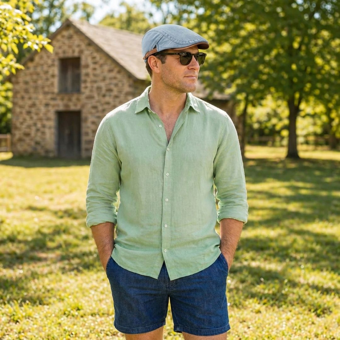 Béret Premium Denim – Un style intemporel, confort quotidien