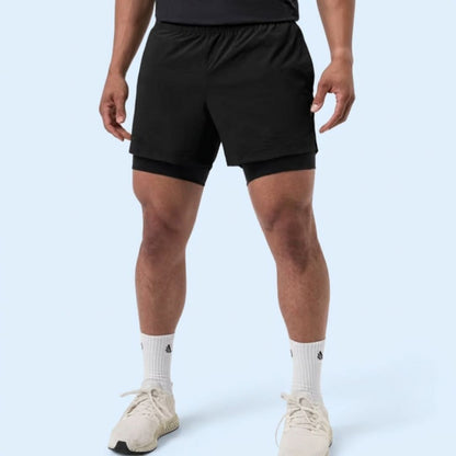 Shorts de Sport 2-en-1 – Confort et Performance à Chaque Pas