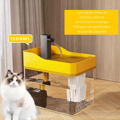 PureSource™ – Fontaine à eau premium pour une hydratation saine du chat