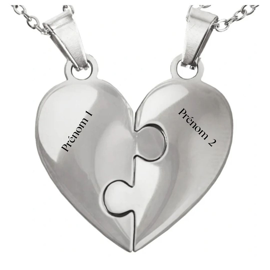 PuzzleHeart – Collier Famille Personnalisé