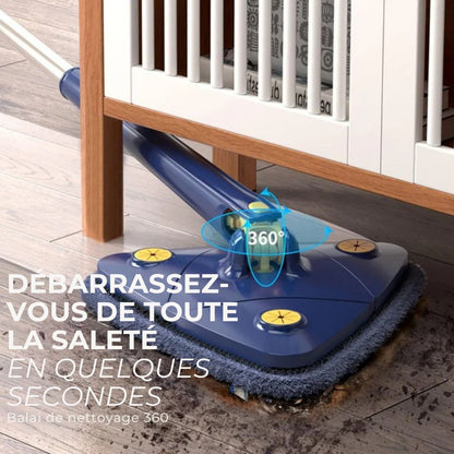 Balai-serpillère Triangulaire 360° – Nettoyage sans effort