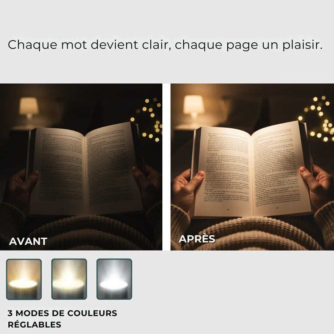 LumiFlex – Lampe de Lecture Flexible pour un Confort Visuel Optimal
