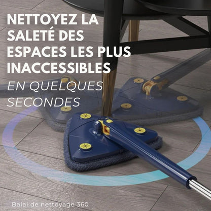 Balai-serpillère Triangulaire 360° – Nettoyage sans effort