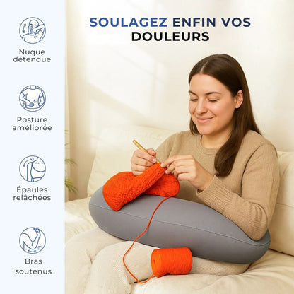 Coussin Ergonomique Confort+ – Détente et Confort pour Vos Moments Créatifs