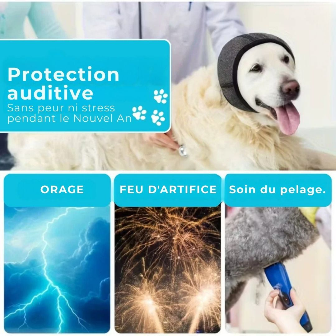 SilentWoof™ – Casque anti-bruit pour chien