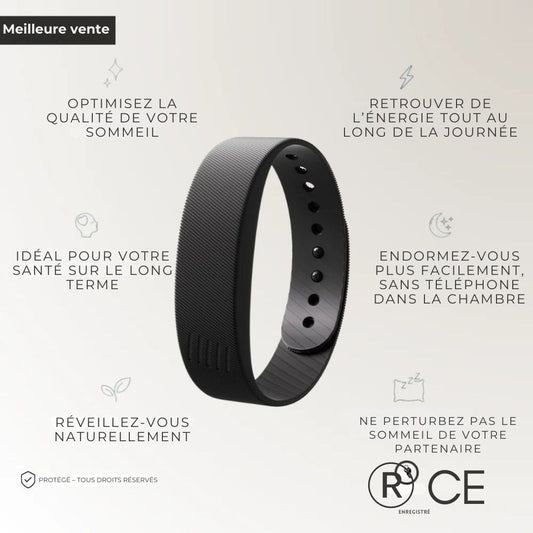 Bracelet ZenTrack – Retrouvez un sommeil profond, naturellement
