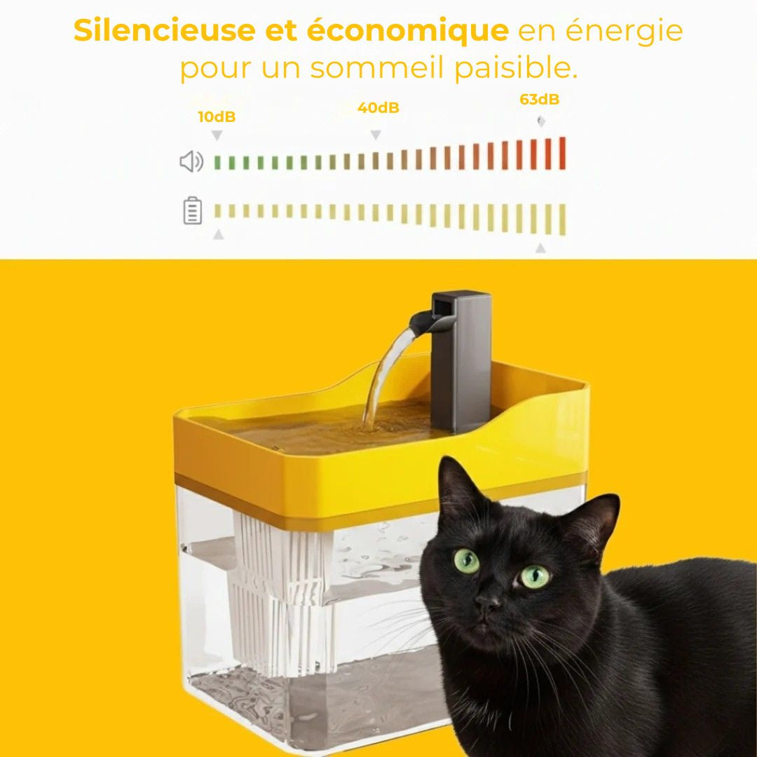 PureSource™ – Fontaine à eau premium pour une hydratation saine du chat