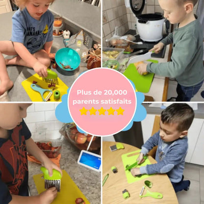 Kit Couteaux Montessori – Apprendre à cuisiner en toute sécurité