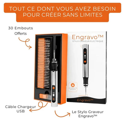 Engravo™ Le stylo graveur électrique de précision