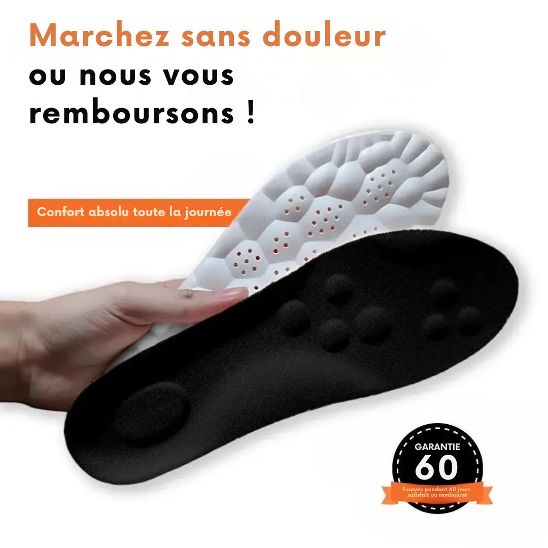 Semelles Orthopédiques - Marchez sans douleur, vivez pleinement