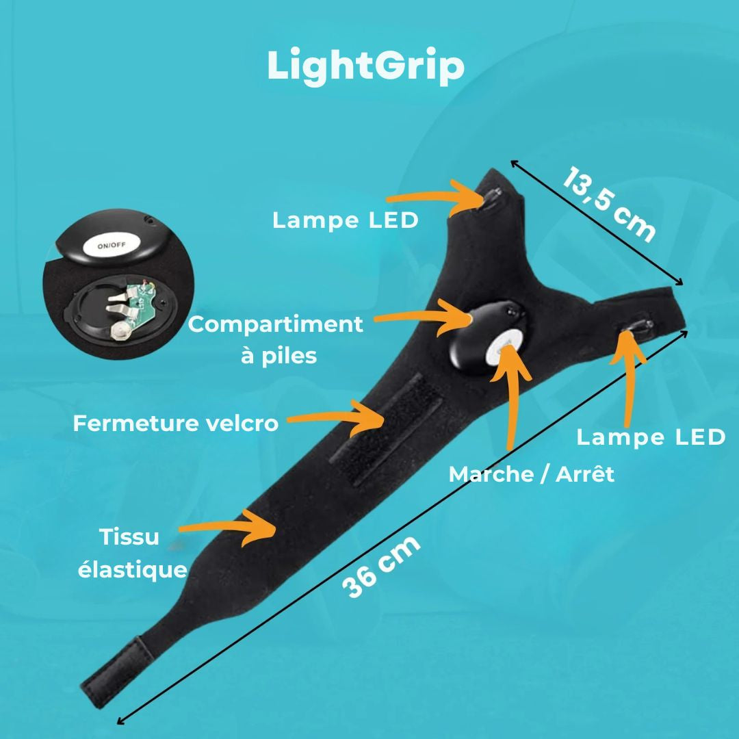 LightGrip – Éclairez précisément, gardez les mains libres