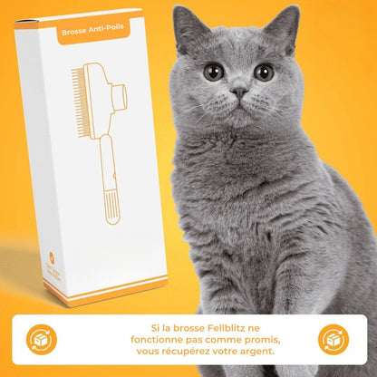 Brosse Anti-Poils Premium – Nettoyage Rapide & Doux pour Chats