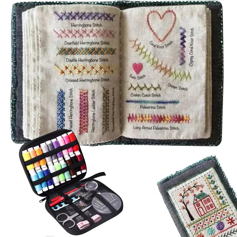 Carnet Créatif Broderie – Apprenez, progressez & créez partout