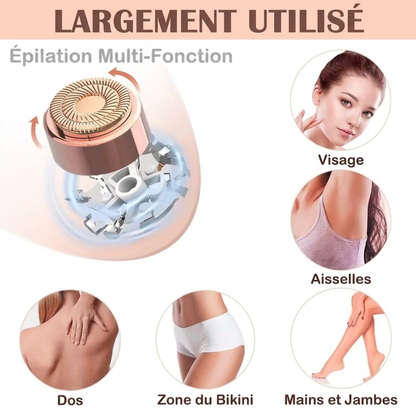 Épilateur Visage 2-en-1 – Douceur et précision instantanées