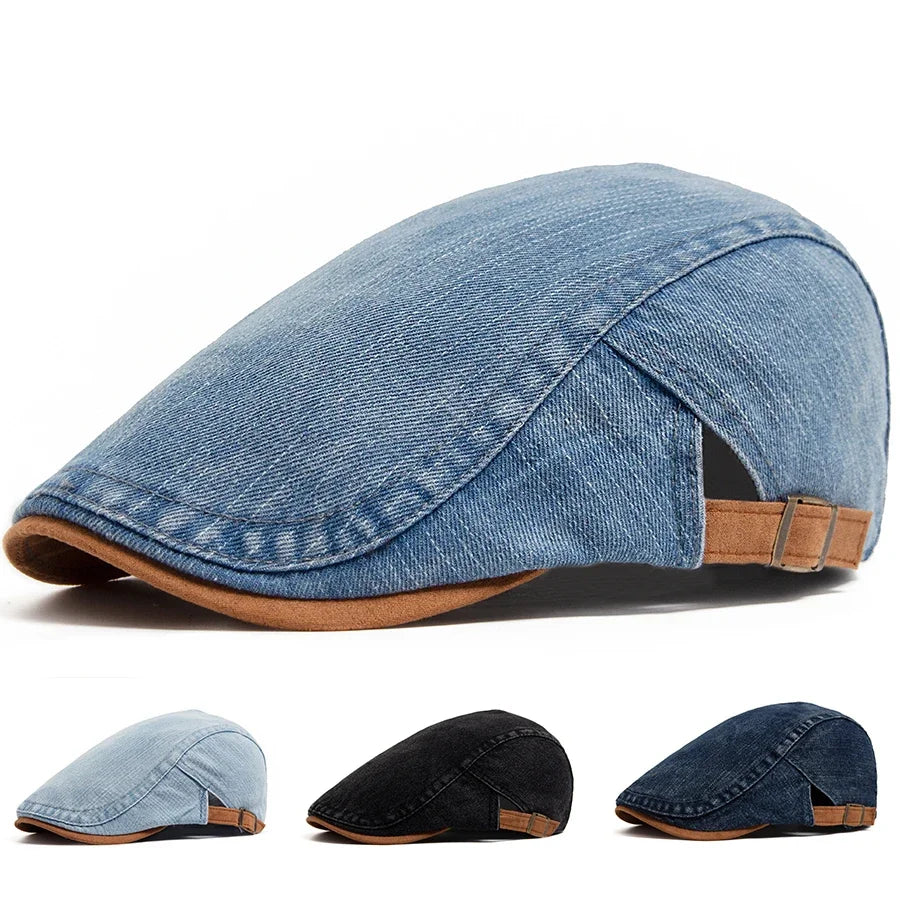 Béret Premium Denim – Un style intemporel, confort quotidien