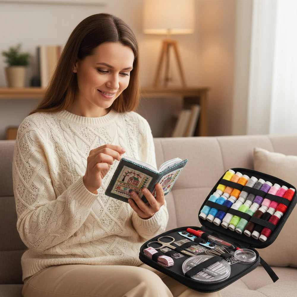 Carnet Créatif Broderie – Apprenez, progressez & créez partout