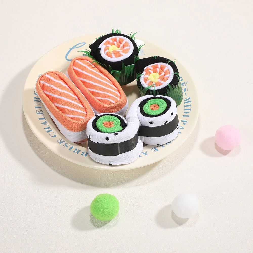 Chaussettes Sushi – Un style gourmand pour vos pieds