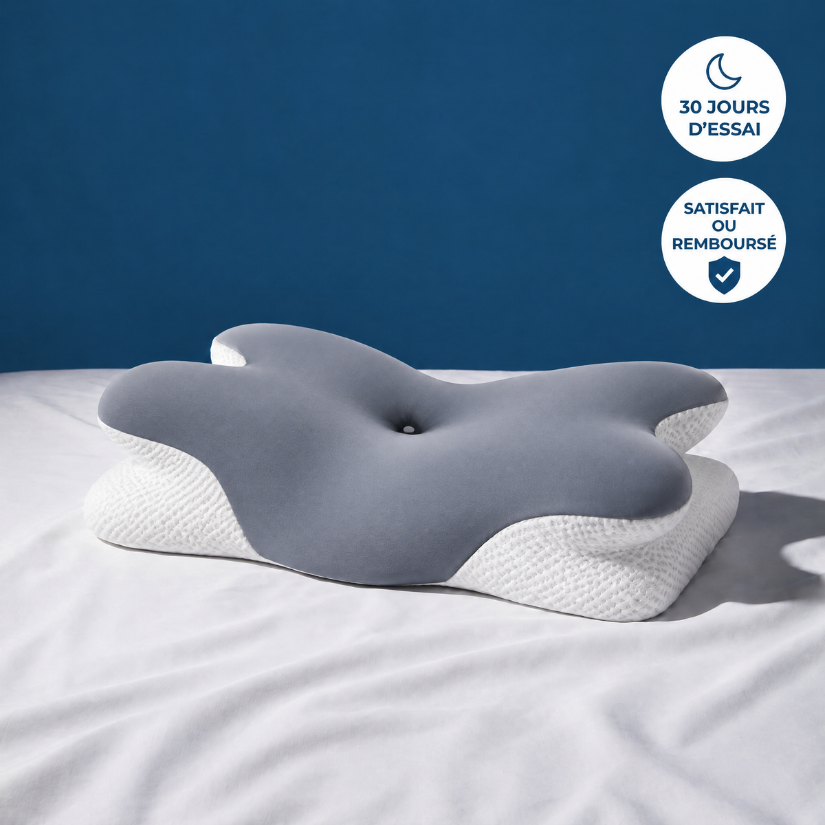 Oreiller CerviRelax – Soulagez vos cervicales et dormez sans douleur