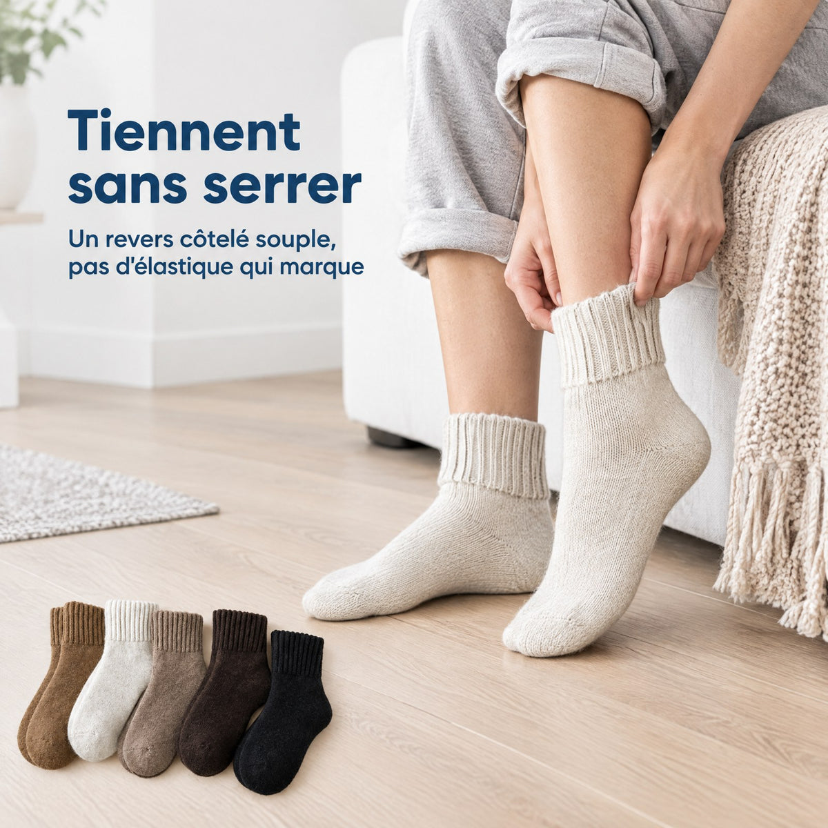Flocon – Enfin les pieds au chaud tout l'hiver, même sur le carrelage