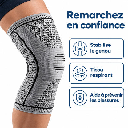 Genoflex – Remarchez sans appréhension, le genou enfin bien tenu