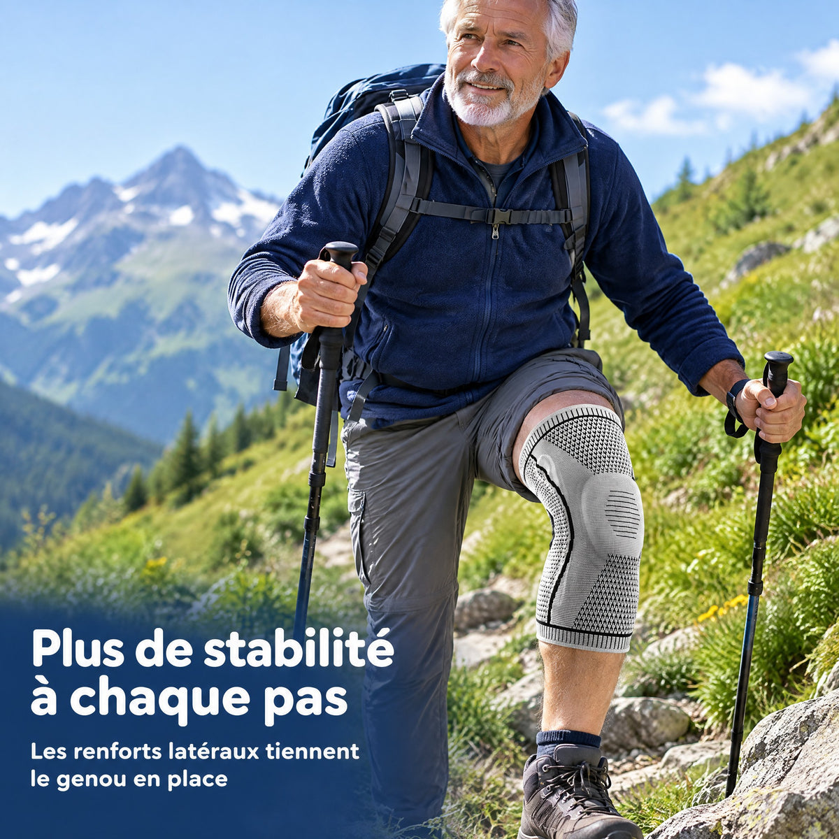 Genoflex – Remarchez sans appréhension, le genou enfin bien tenu