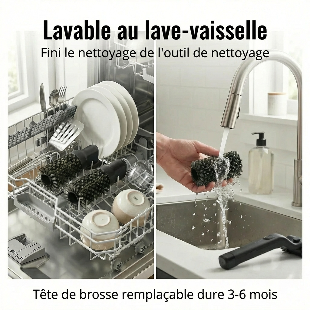 GrillClean Pro™ – Nettoyez votre grille en quelques secondes !