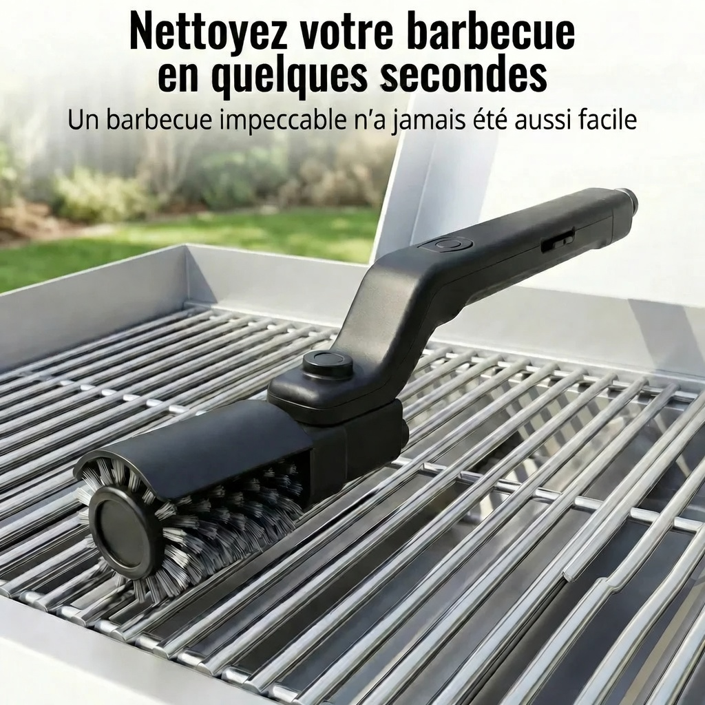 GrillClean Pro™ – Nettoyez votre grille en quelques secondes !