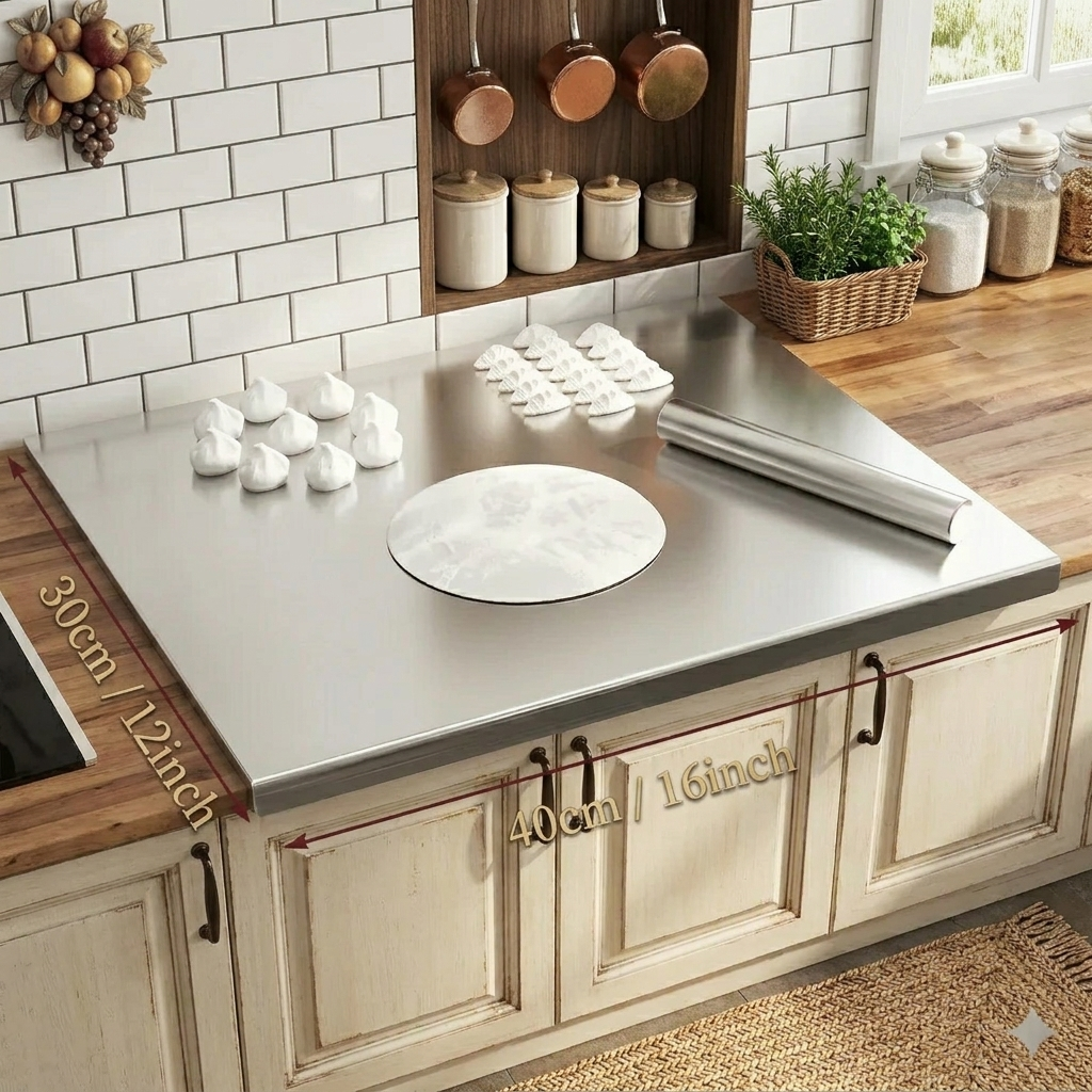 Planche à Découper en Acier Inox – Une surface de découpe élégante