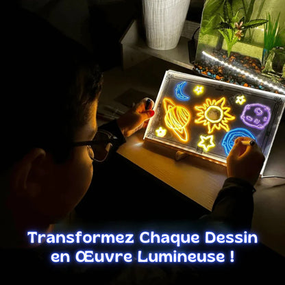 Tablette MagicLight – Dessine en lumière, développe l’imaginaire