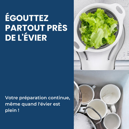 FlexiPass – 3 passoires qui se rangent à plat, fini les placards encombrés
