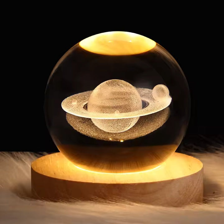 Lune Cristal – Lampe décorative apaisante