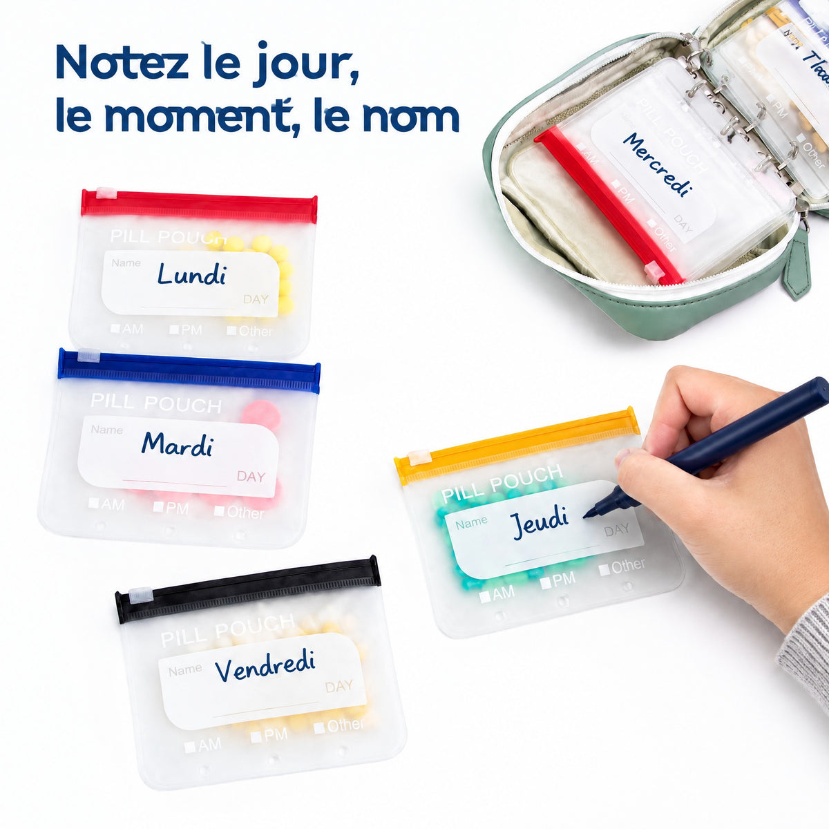 Pilly – Tous vos médicaments dans une seule trousse, fini les flacons