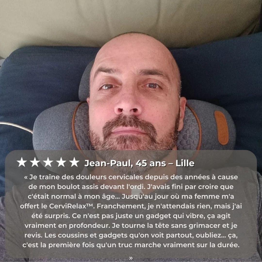 CerviRelax™ – Oreiller de massage 3 en 1
