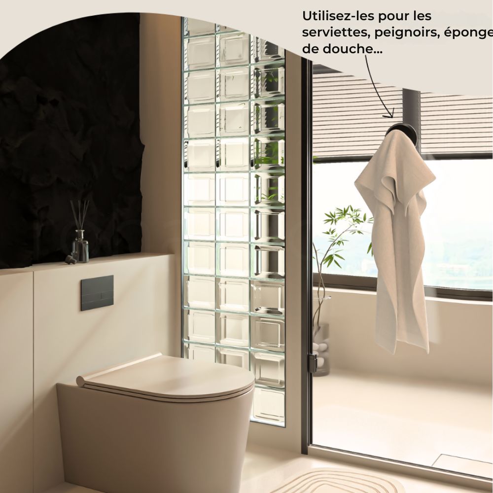 Crochets Muraux Premium – Fixation Ultra-Rapide