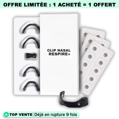 Clip Nasal Respire+ – Dormez sans ronflements, respirez en paix