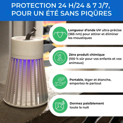 Lampe Répulsive LED – Dites adieu aux moustiques