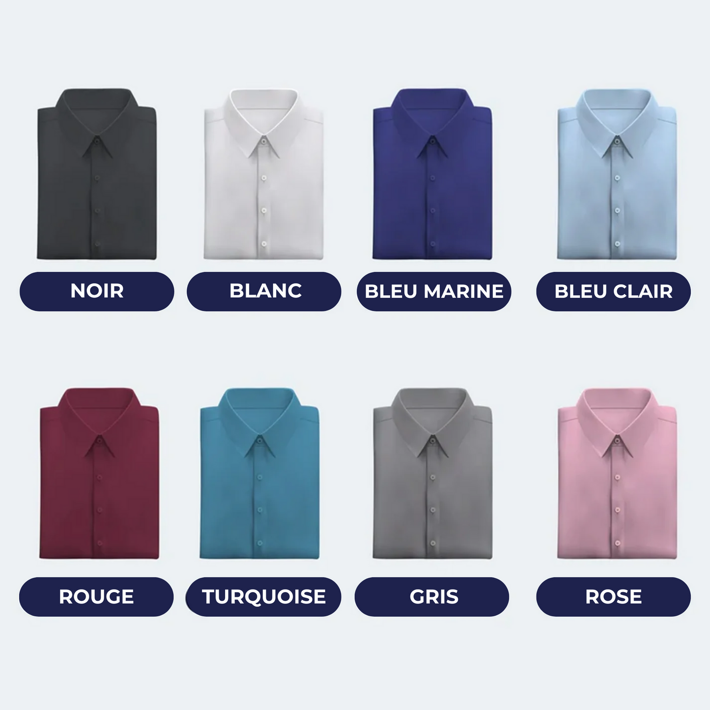 Chemise Infroissable Minceor™ – Zéro pli, zéro stress