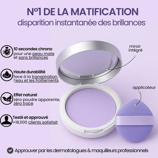 Poudre Gel Matifiante – Fini net en quelques secondes
