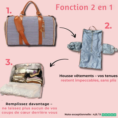 Sac Belle Voyage – Élégance et rangement malin pour vos escapades