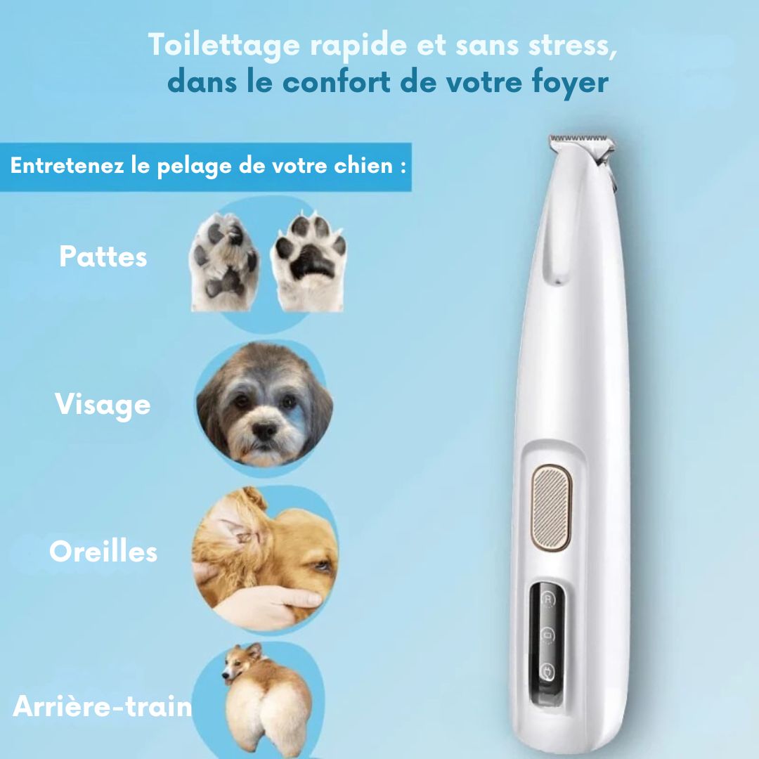 Tondeuse DoucePatte – Des coussinets nets, sans stress