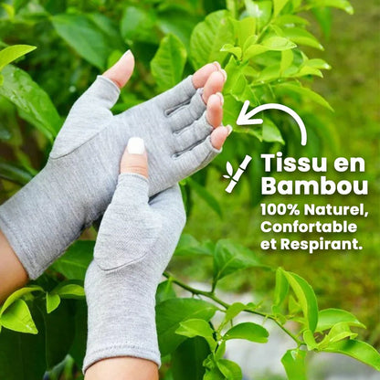 Gants de Compression Bambou – Soulagement Naturel pour les Mains Raides