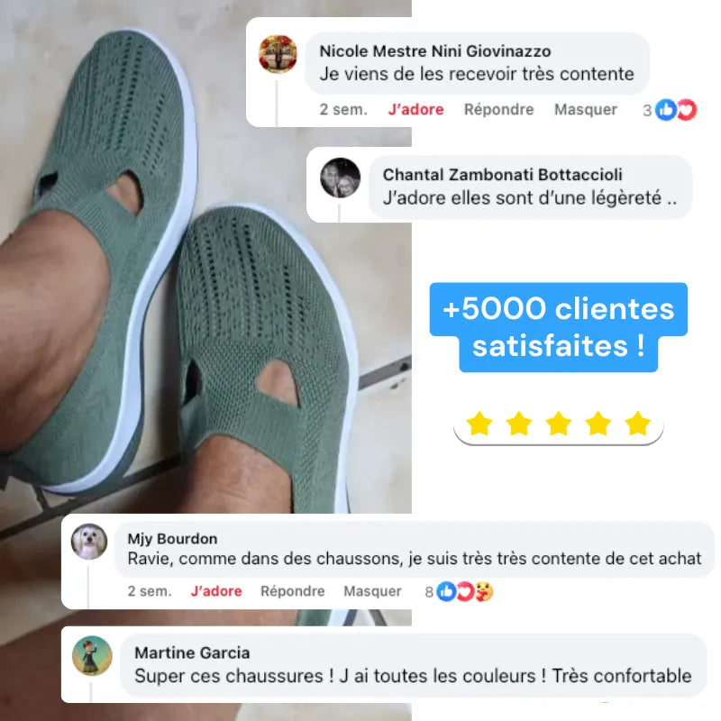 Baskets souples – Soulagez vos pieds au quotidien