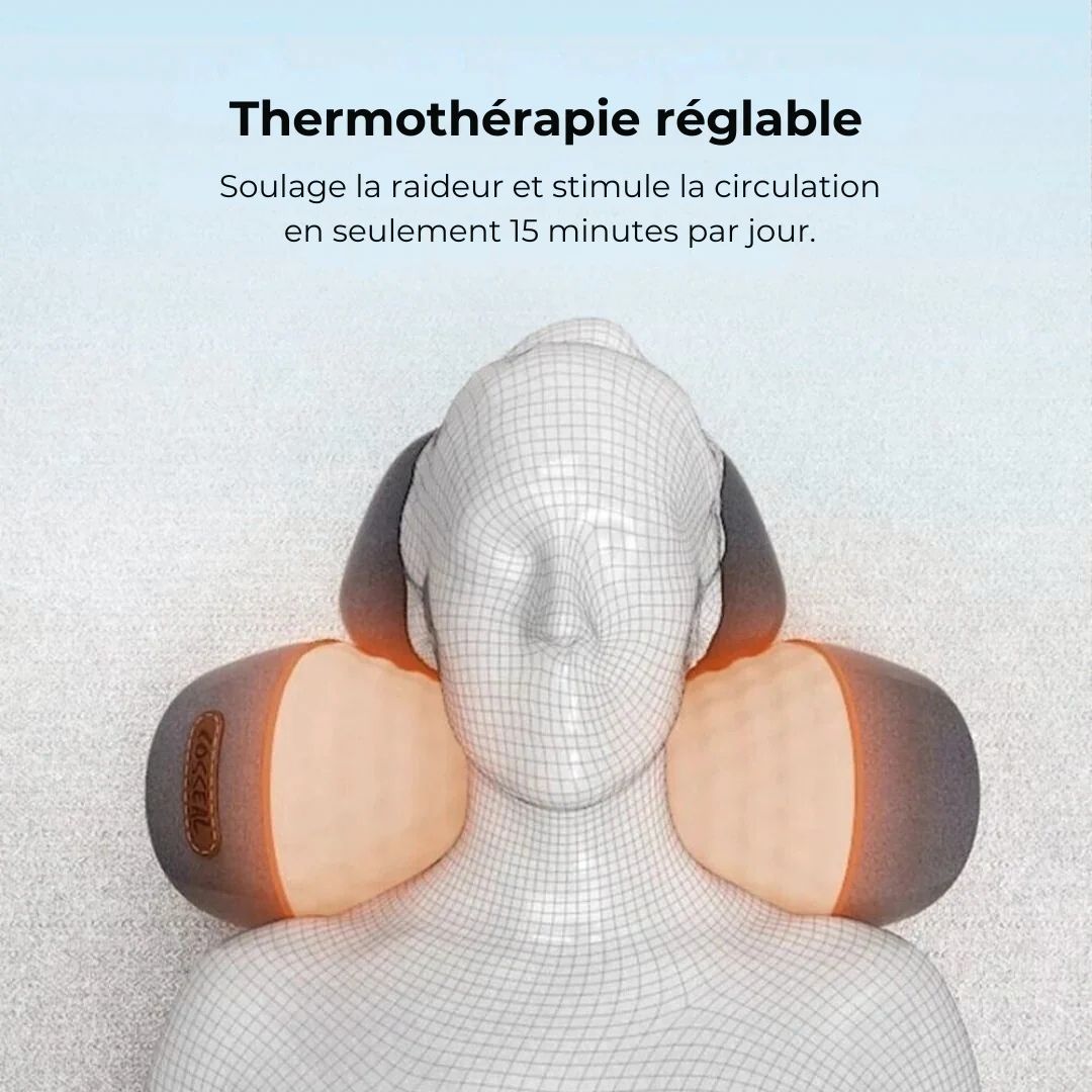 CerviRelax™ – Oreiller de massage 3 en 1