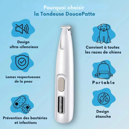 Tondeuse DoucePatte – Des coussinets nets, sans stress