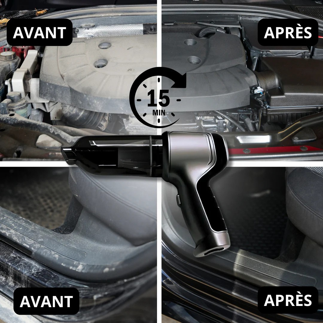 Mini AspiFlex – L’aspirateur ultra-compact qui passe partout